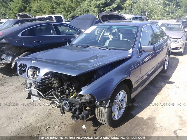 WBADT43433G027409 - 2003 BMW 525 I AUTOMATIC BLUE photo 2