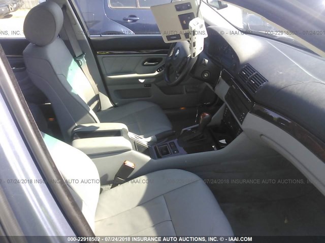 WBADT43433G027409 - 2003 BMW 525 I AUTOMATIC BLUE photo 5