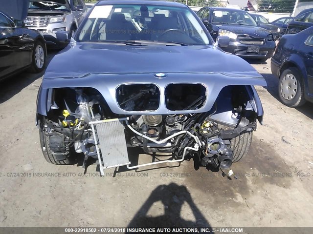 WBADT43433G027409 - 2003 BMW 525 I AUTOMATIC BLUE photo 6