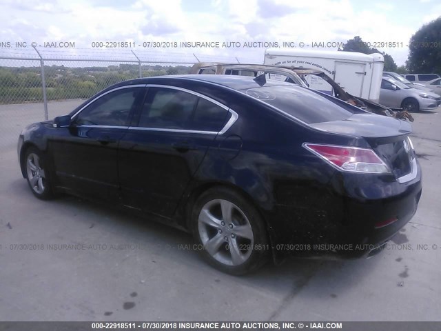 19UUA9F54DA001479 - 2013 ACURA TL TECH BLACK photo 3