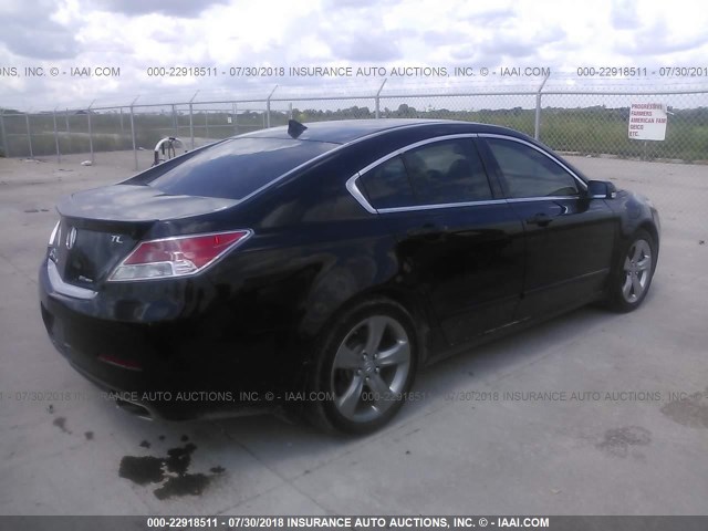19UUA9F54DA001479 - 2013 ACURA TL TECH BLACK photo 4