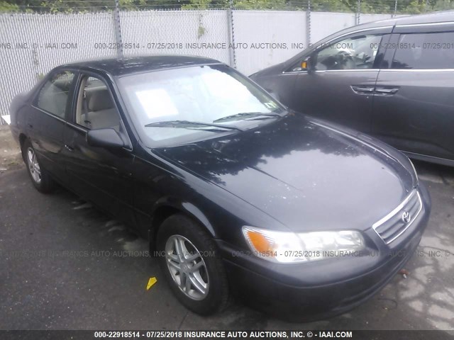 4T1BG22K01U087354 - 2001 TOYOTA CAMRY CE/LE/XLE BLACK photo 1