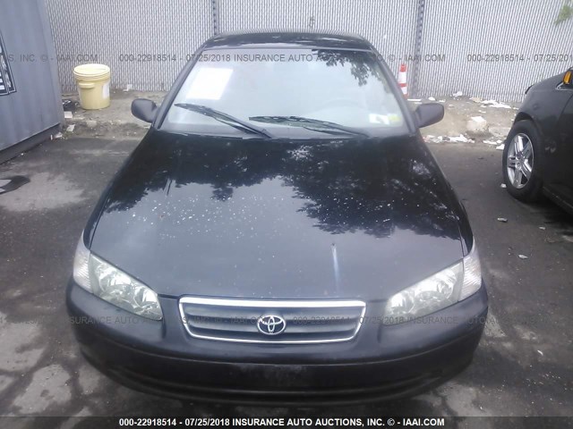 4T1BG22K01U087354 - 2001 TOYOTA CAMRY CE/LE/XLE BLACK photo 6