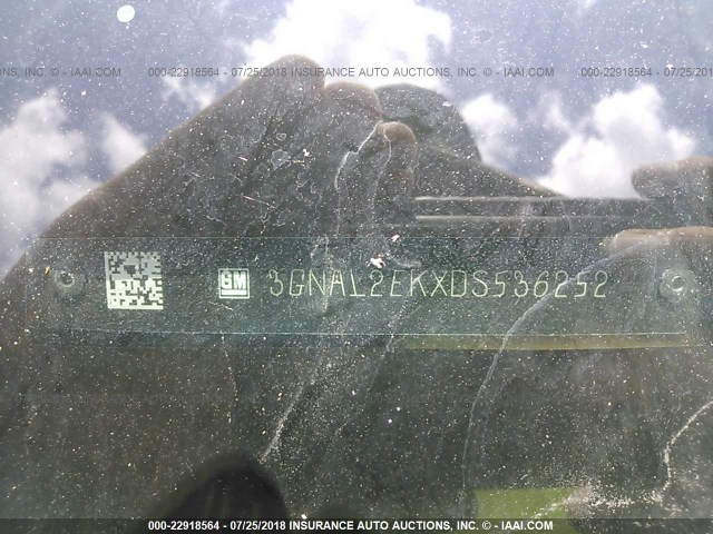 3GNAL2EKXDS536252 - 2013 CHEVROLET CAPTIVA LS 黑色 照片 9