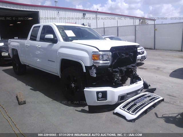 1GTV2TEC8FZ389818 - 2015 GMC SIERRA K1500 WHITE photo 1