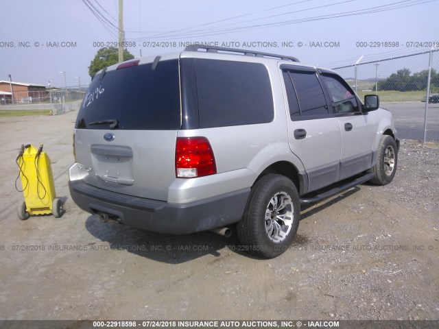 1FMPU13555LA02196 - 2005 FORD EXPEDITION XLS SILVER photo 4