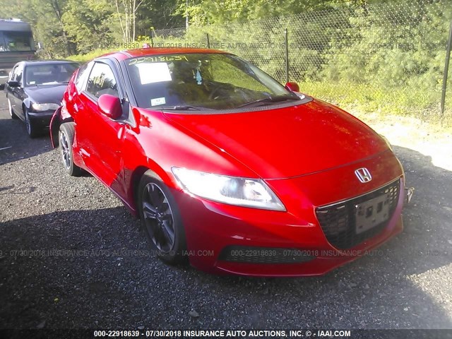 JHMZF1D48FS002194 - 2015 HONDA CR-Z RED photo 1