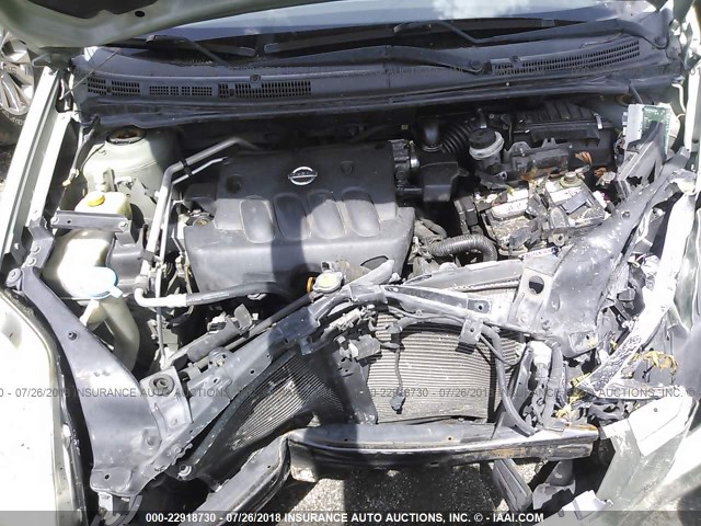 3N1AB61E37L648802 - 2007 NISSAN SENTRA 2.0/2.0S/2.0SL GREEN photo 10