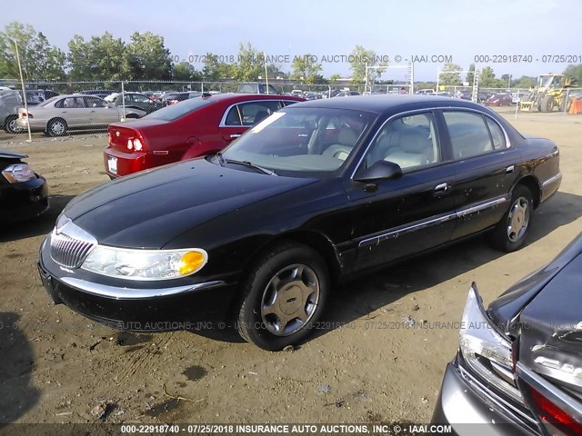 1LNHM97V11Y730141 - 2001 LINCOLN CONTINENTAL  Schwarz Foto 2
