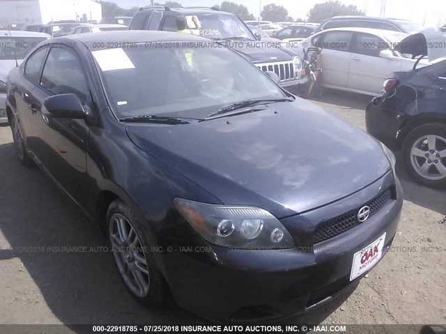 JTKDE3B78A0315637 - 2010 TOYOTA SCION TC BLACK photo 1