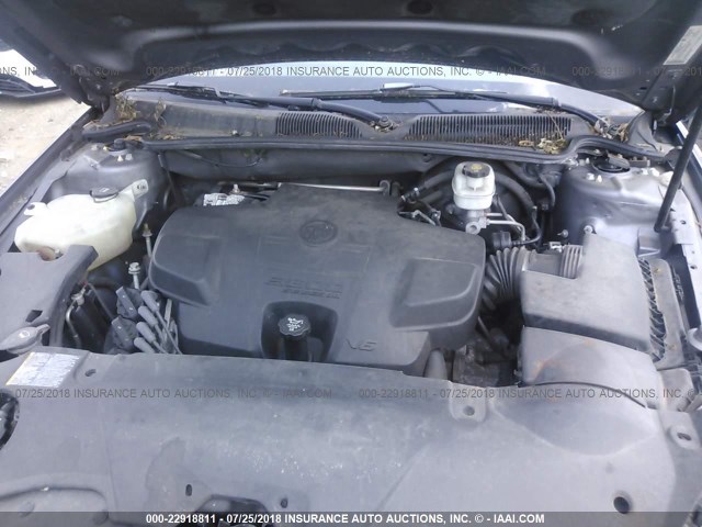 1G4HD57267U171460 - 2007 BUICK LUCERNE CXL GRAY photo 10