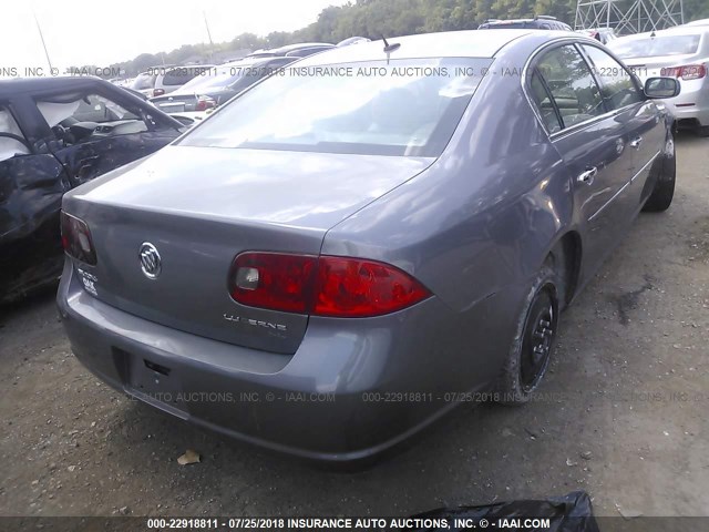 1G4HD57267U171460 - 2007 BUICK LUCERNE CXL GRAY photo 4