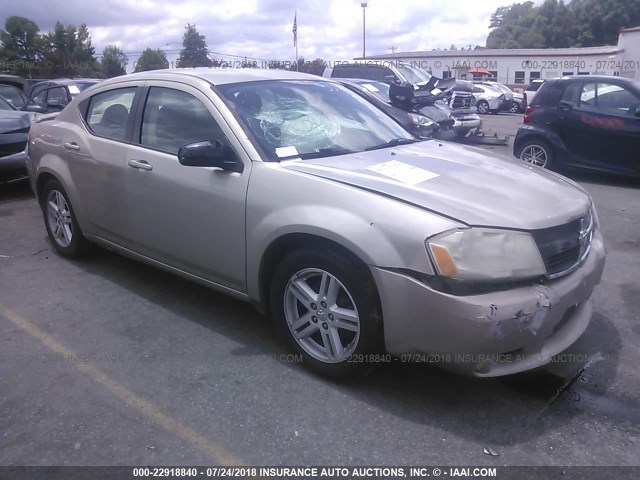 1B3LC56BX9N557297 - 2009 DODGE AVENGER SXT/R/T GOLD photo 1