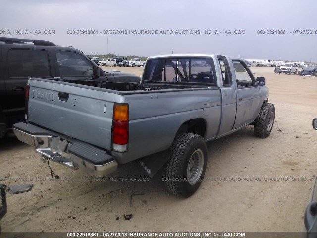 1N6HD16Y1PC427638 - 1993 NISSAN TRUCK KING CAB SE GRAY photo 4