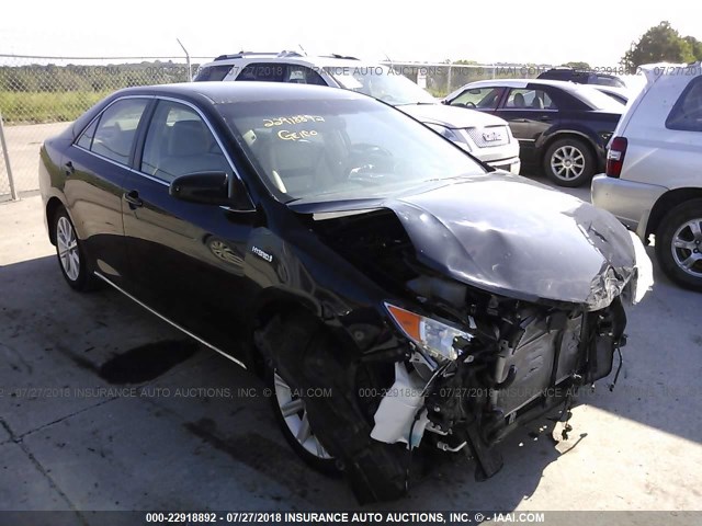 4T1BD1FK2EU114556 - 2014 TOYOTA CAMRY HYBRID/LE/XLE 黑色 照片 1