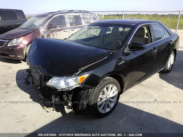 4T1BD1FK2EU114556 - 2014 TOYOTA CAMRY HYBRID/LE/XLE 黑色 照片 2