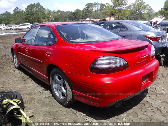 1G2WP5210WF310880 - 1998 PONTIAC GRAND PRIX GTP RED photo 3