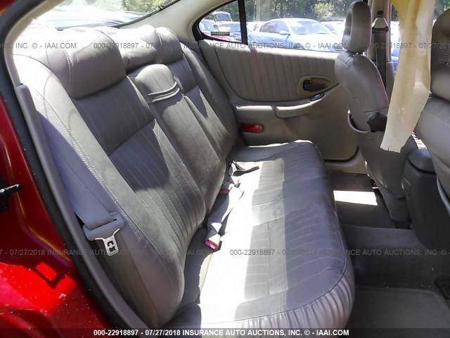 1G2WP5210WF310880 - 1998 PONTIAC GRAND PRIX GTP RED photo 8