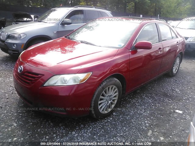 4T1BE46K68U250692 - 2008 TOYOTA CAMRY CE/LE/XLE/SE RED photo 2