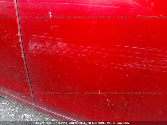 4T1BE46K68U250692 - 2008 TOYOTA CAMRY CE/LE/XLE/SE RED photo 6