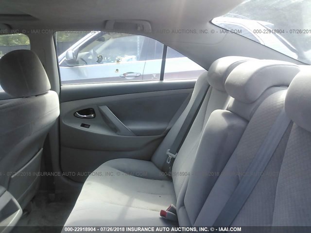 4T1BE46K68U250692 - 2008 TOYOTA CAMRY CE/LE/XLE/SE RED photo 8