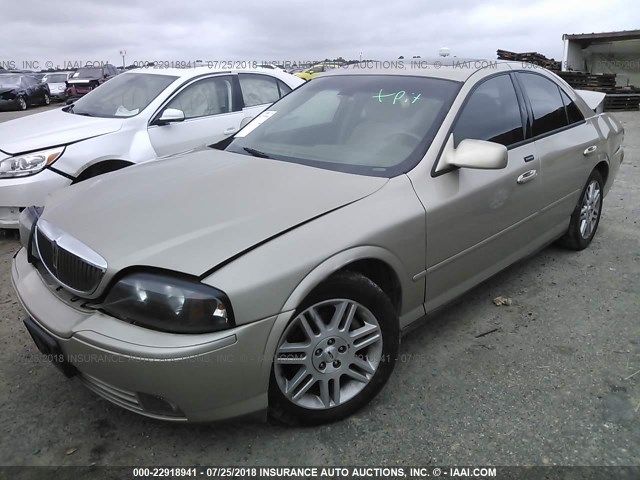 1LNHM87A35Y645119 - 2005 LINCOLN LS 金色 照片 2