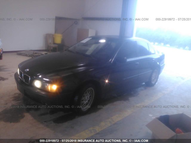 WBADT43472GY96836 - 2002 BMW 525 I AUTOMATIC BLACK photo 2