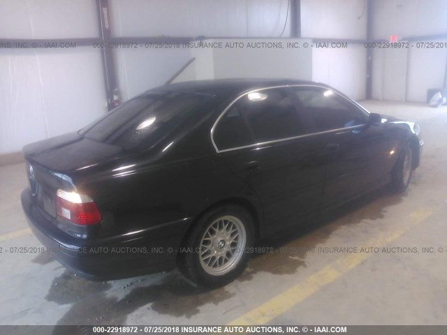 WBADT43472GY96836 - 2002 BMW 525 I AUTOMATIC BLACK photo 4