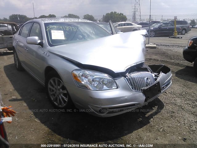 1G4HJ5EM0BU142140 - 2011 BUICK LUCERNE CXL SILVER photo 1