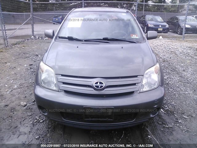 JTKKT624050111666 - 2005 TOYOTA SCION XA GRAY photo 6