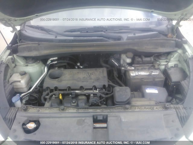 KM8JU3AC7BU176117 - 2011 HYUNDAI TUCSON GLS/LIMITED 绿色 照片 10