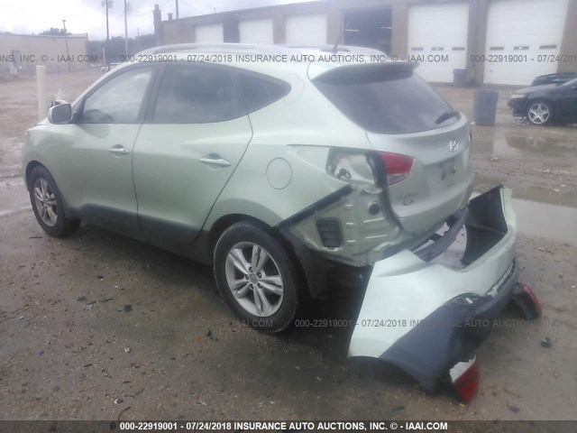 KM8JU3AC7BU176117 - 2011 HYUNDAI TUCSON GLS/LIMITED GREEN photo 3