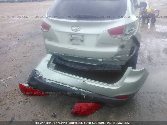 KM8JU3AC7BU176117 - 2011 HYUNDAI TUCSON GLS/LIMITED GREEN photo 6