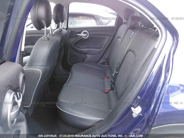 ZFBCFYCBXHP538332 - 2017 FIAT 500X TREKKING BLUE photo 8