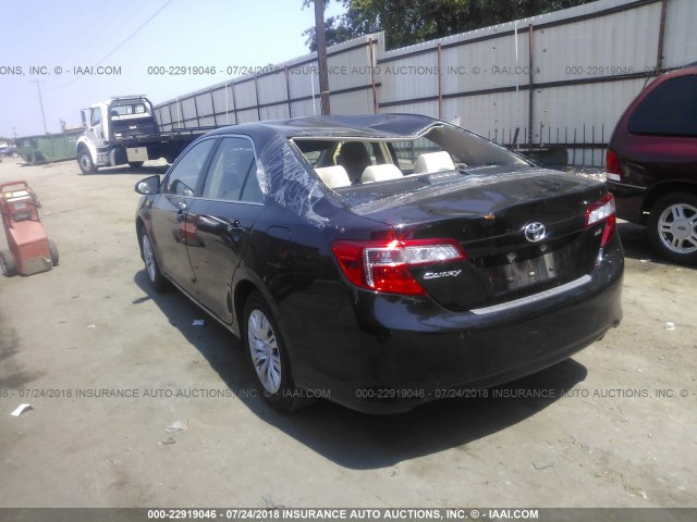 4T4BF1FKXER400350 - 2014 TOYOTA CAMRY L/SE/LE/XLE 黑色 照片 3