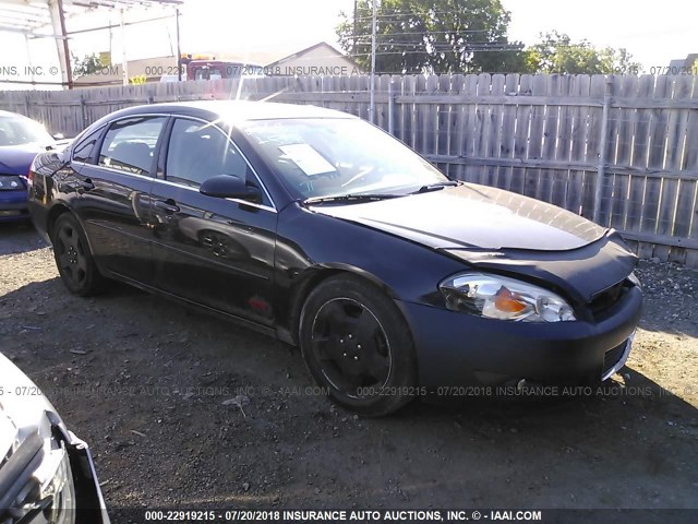 2G1WD58C269317795 - 2006 CHEVROLET IMPALA SUPER SPORT BLACK photo 1