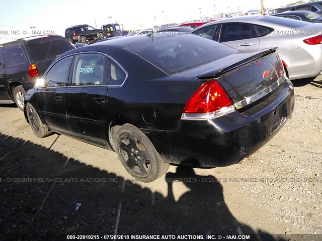 2G1WD58C269317795 - 2006 CHEVROLET IMPALA SUPER SPORT BLACK photo 3