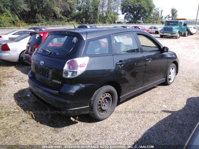 2T1KR32E35C372101 - 2005 TOYOTA COROLLA MATRIX XR GRAY photo 4