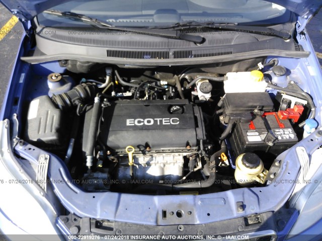 KL1TD66E29B314054 - 2009 CHEVROLET AVEO LS/LT 蓝色 照片 10