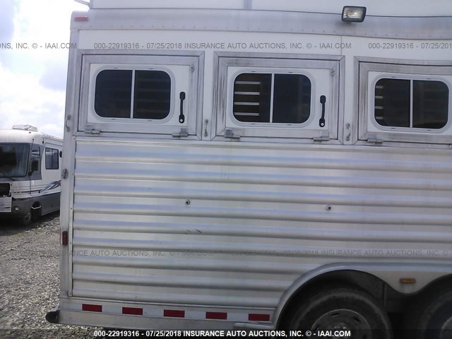 5MKWG3127C0012694 - 2012 ELITE HORSE TRAILER  WHITE photo 8