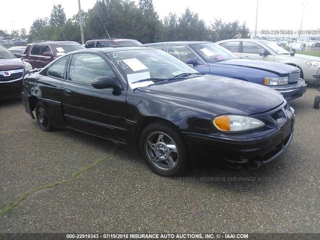 1G2NW12E84M690599 - 2004 PONTIAC GRAND AM GT BLACK photo 1