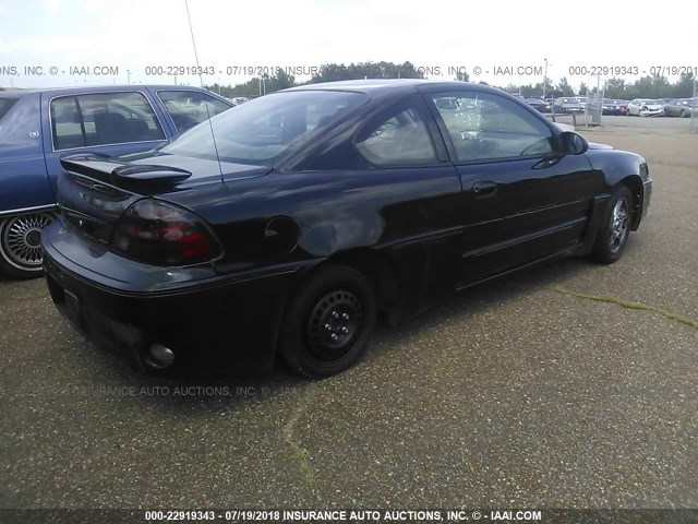 1G2NW12E84M690599 - 2004 PONTIAC GRAND AM GT BLACK photo 4