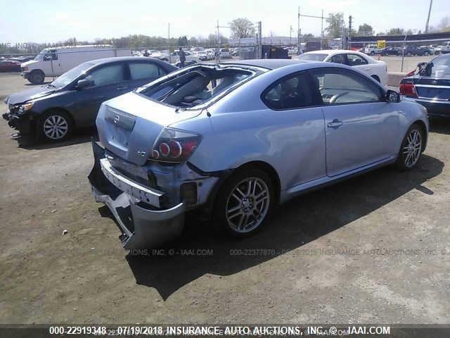 JTKDE3B71A0305810 - 2010 TOYOTA SCION TC 浅蓝色 照片 4