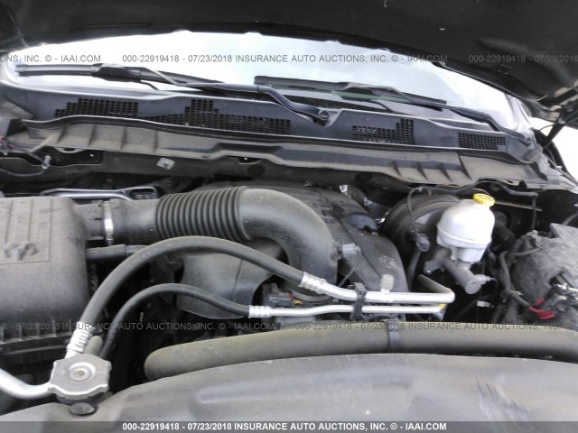 1C6RR7YTXGS210874 - 2016 RAM 1500 REBEL შავი ფოტო 10