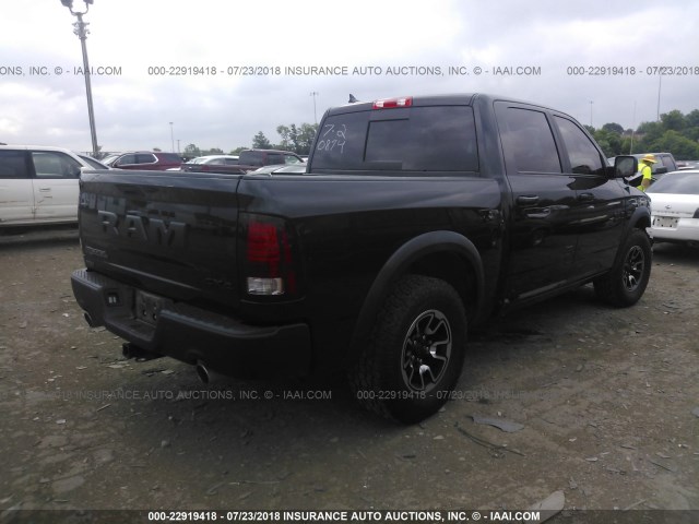1C6RR7YTXGS210874 - 2016 RAM 1500 REBEL შავი ფოტო 4