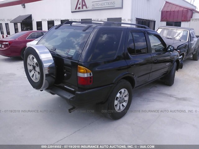 4S6CM58W3X4410045 - 1999 HONDA PASSPORT EX/LX შავი ფოტო 4