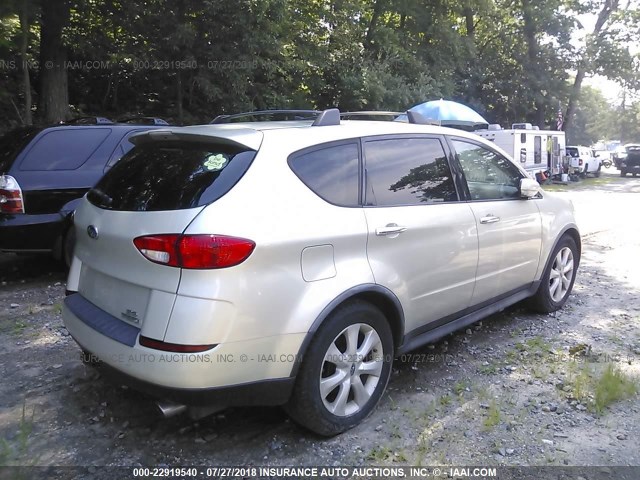 4S4WX86C264400578 - 2006 SUBARU B9 TRIBECA 3.0 H6/3.0 H6 LIMITED SILVER photo 4