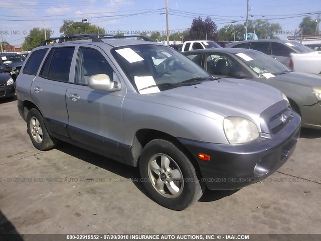 KM8SC13D75U009889 - 2005 HYUNDAI SANTA FE GLS/LX SILVER photo 1