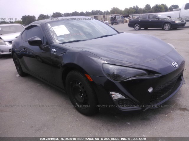 JF1ZNAA12D2724486 - 2013 TOYOTA SCION FR-S BLACK photo 1