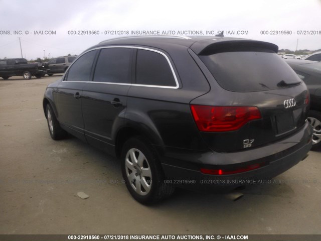 WA1BY74L27D036896 - 2007 AUDI Q7 3.6 QUATTRO PREMIUM BLACK photo 3